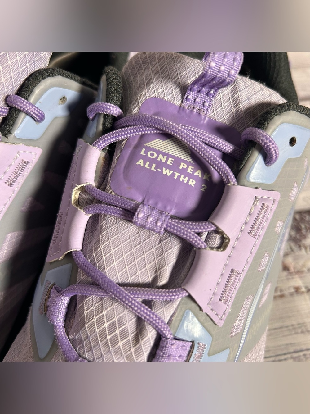 Altra Lone Peak All-WTHR 2 Trail Running Purple Shoes Women’s Size 10.5 - Picture 7 of 9